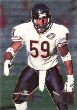 Joe Cain Chicago Bears 1995 Fleer Metal NFL #27